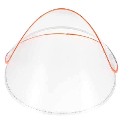 LIGIGWASH Regenmantelzubehör Transparenter Hutschild Austauschbarer Gesichtsschutz Für Regenponchos Kappenkrempe Hutkrempe Regenponcho-teil Gesichtsschutz Regenmantelzubehör von LIGIGWASH