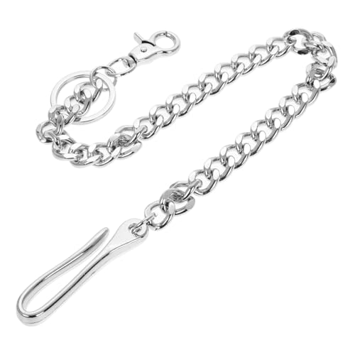 LIGIGWASH Retro Hip Hop Hosenkette mit Stabilem Karabiner Verstellbare Jeans Ketten für Damen und Herren Robuste Metallhose Kette als Geldbörsen und Hosen Accessoire Vielseitig und von LIGIGWASH