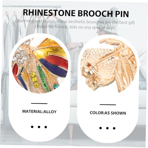 LIGIGWASH Rhinestone Pfauenbrosche für Damen Anstecknadel Tierbrosche Langlebig Glänzend für Kleidung Hut Handtasche Party Hochzeit und Alltagsmode von LIGIGWASH