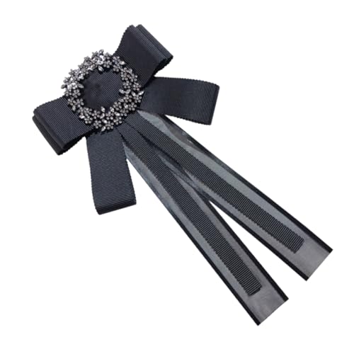 LIGIGWASH Rhinestone Schleifenbrosche Krawatte für Damen Vorgebundene Halskrawatte mit Funkelstein Design für Hochzeiten Abendveranstaltungen und Formelle Anlässe LIGIGWASH Rhinestone Schleifenbrosche Krawatte für Damen Vorgebundene Halskrawatte mit Funkelstein Design für Hochzeiten Abendveranstaltungen und Formelle Anlässe von LIGIGWASH