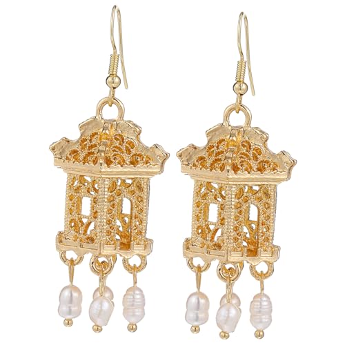 LIGIGWASH Romantische Ohrhänger mit Goldfarbenen Quasten Modische Ohrpendel für Damen Vielseitiger Schmuck für Alltag Party und Besondere Anlässe Auffälliges Design Geschenkidee von LIGIGWASH