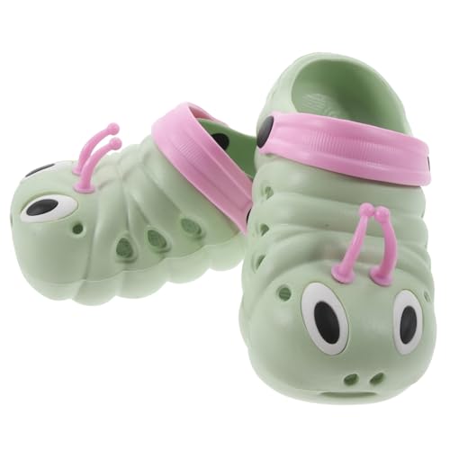 LIGIGWASH Sandalen Grün Innenlänge Sommer Strandschuhe Rutschfest Cartoon Jungen Mädchen Beach Slipper von LIGIGWASH