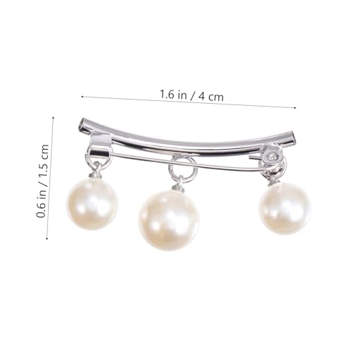LIGIGWASH Schicke Perlenbrosche als Taillenschnalle Modische Anstecknadel aus Leicht und Kompakt Vielseitig für Pullover Kleider Schals für Damen bei Festlichen und Alltäglichen Anlässen von LIGIGWASH