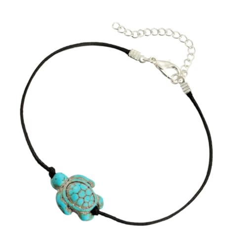 LIGIGWASH Schildkröten Fußkettchen Damen Kreatives Verstellbares Modisches Fußschmuck Armband Sommer Boho Stil Hochwertiges Langlebiges Accessoire für Frauen und Mädchen von LIGIGWASH