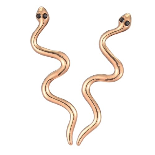 LIGIGWASH Schlangen Ohrringe Damen Statement Ohrstecker Kreatives Design Modisch Alltag Party Schmuck von LIGIGWASH