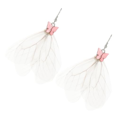 LIGIGWASH Schmetterlingsflügel Ohrhänger Damen Modische Baumelnde Ohrringe mit Filigraner Flügelverzierung Leicht und Komfortabel Passend zu Party Alltagskleidung Eleganter Schmuck für von LIGIGWASH