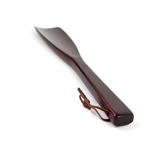 LIGIGWASH Schuhlöffel aus Echtem Holz mit Extra Langem Griff Leichter Langlebiger Schuhanzieher in Rot für Senioren Schwangere Männer und Frauen für Zuhause Büro und Reisen von LIGIGWASH