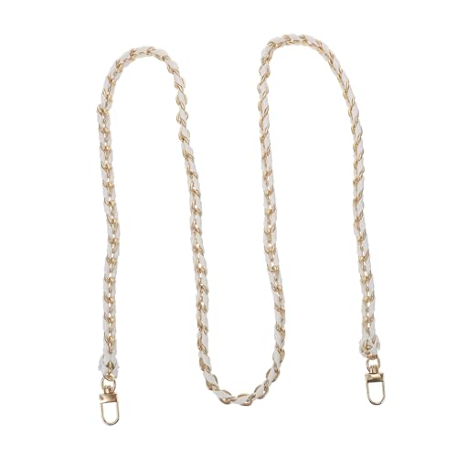 LIGIGWASH Schulterriemen Tasche Kette Verstellbar PU Metall DIY Ersatz Handtaschen Gürtel Dekorativ Vielseitig und Modisch für Damen Umhängetasche von LIGIGWASH