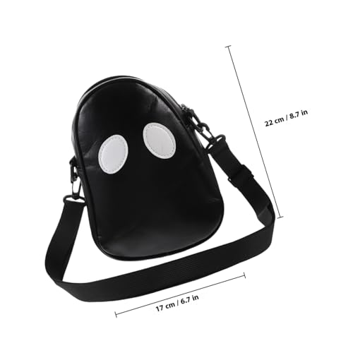 LIGIGWASH Schultertasche Damen Verstellbar Lässig Freizeit Crossbody Bag mit Mehreren Fächern für Arbeit Reise Shopping Vielseitige Umhängetasche in Schwarz von LIGIGWASH
