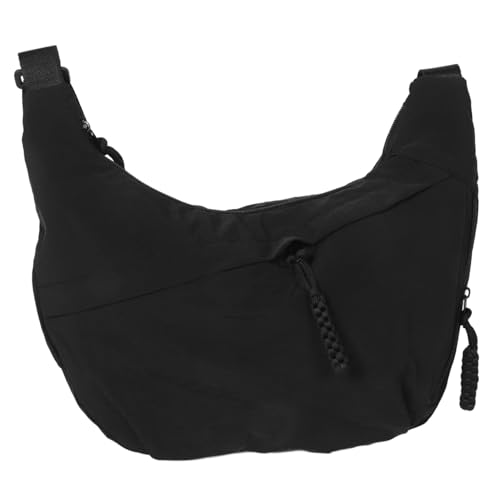 LIGIGWASH Schwarze Damen Schultertasche Verstellbarer Gurt Modische Umhängetasche Große Kapazität Lässige Underarm Bag für Alltag Arbeit und Freizeit von LIGIGWASH