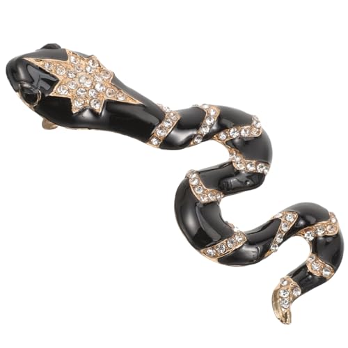 LIGIGWASH Snake Brosche aus Robustem mit Kreativem Schlangen design Modischer Ansteckpin für Kleidung Rucksack Schal Vielseitiger Schmuck für Damen und Herren von LIGIGWASH
