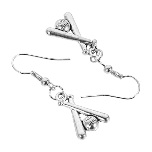 LIGIGWASH Sportliche Baseball ohrringe Baseballschläger Design Leichte Damen Ohrhänger Modischer Schmuck für Alltag Festival Party Valentinstag Geeignet von LIGIGWASH