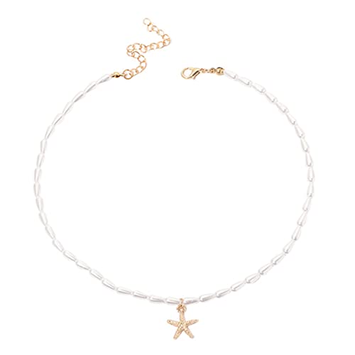 LIGIGWASH Sternen Perlenkette Damen Handgemachte Choker Halskette Echten Perlen Elegantes Schmuckstück für für zu Geburtstagen Feiertagen LIGIGWASH Sternen Perlenkette Damen Handgemachte Choker Halskette Echten Perlen Elegantes Schmuckstück für für zu Geburtstagen Feiertagen von LIGIGWASH