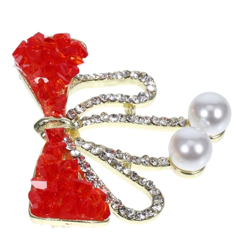 LIGIGWASH Strass Brosche Damen Schleifen Anstecknadel mit Funkelnden Kristallen Besetzt Schmuckbrosche für Kleid Schal Vielseitige Kleidungspins Elegantes Accessoire für Festliche Anlässe von LIGIGWASH