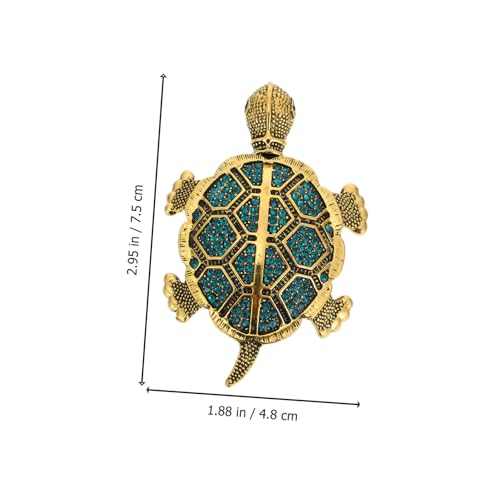 LIGIGWASH Strassbesetzte Schildkröten brosche Vintage Design Modische Anstecknadel für Damen und Mädchen Einzigartiges Accessoire für Hochzeit Geschenk Freundin Eleganter Schmuck von LIGIGWASH