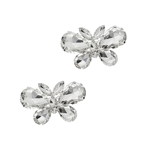 LIGIGWASH Strassbesetzte Schuhschnallen mit Abnehmbarem Metallclip Funkelnde Schuhdekorationen für Hochzeit Party und Alltag Geeignet für Damen Flats High Heels Geschenkidee LIGIGWASH Strassbesetzte Schuhschnallen mit Abnehmbarem Metallclip Funkelnde Schuhdekorationen für Hochzeit Party und Alltag Geeignet für Damen Flats High Heels Geschenkidee von LIGIGWASH