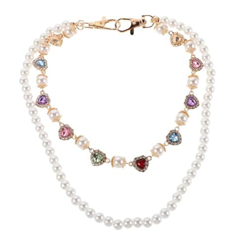 LIGIGWASH Taillenkette mit Bunten Strasssteinen Langlebige Punk Hosenkette für Damen und Herren Modische Perlen Gürtelkette für Jeans Shorts und Röcke Vielseitiges Hip Hop Accessoire für von LIGIGWASH