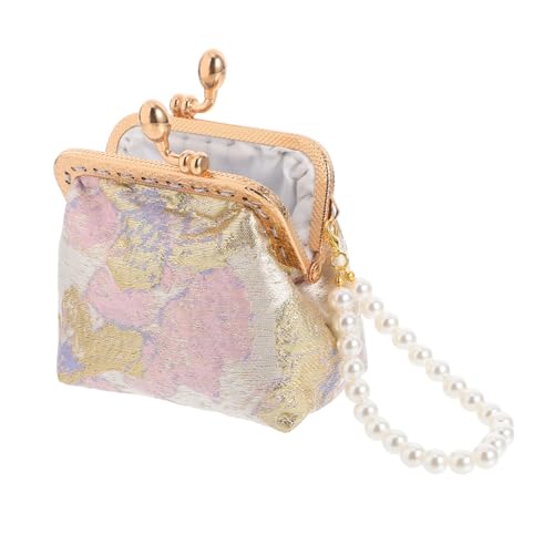 LIGIGWASH Chinesische -geldbörse Mit Perlenverzierung Handgefertigte Traditionelle Seiden-münztasche Für Hochzeiten Reisen Und Täglichen Gebrauch von LIGIGWASH