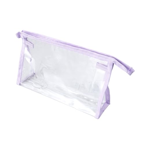 LIGIGWASH Transparente Kosmetiktasche Damen Kleine Tragbare Kulturtasche mit Reißverschluss Vielseitiger Organizer für Reisen Business und Camping Leichter Klarer Kosmetikbeutel in von LIGIGWASH