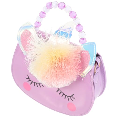 LIGIGWASH Mädchen Handtasche Süße Einhorn Umhängetasche Für Leichte Messenger Bag Mit Geräumigem Hauptfach Für Snacks Und Alltagsgegenstände Für Ausflüge Reisen Und Täglichen von LIGIGWASH