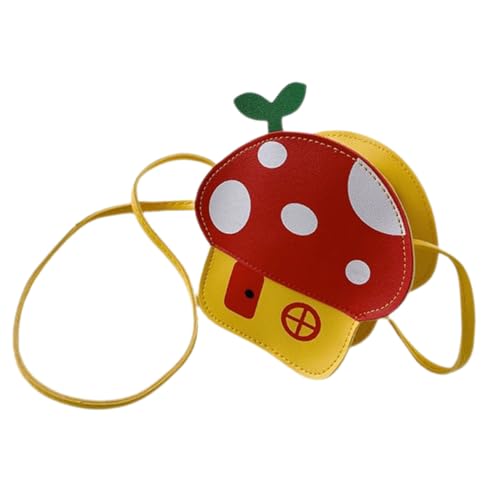 LIGIGWASH Pilz-umhängetasche Für Junge Mädchen Leichte Tasche Mit Pilz-Motiv Sicherer Reißverschluss Für Kleine Mädchen Reisen Und Outdoor-aktivitäten von LIGIGWASH
