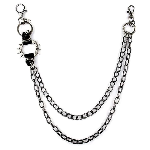 LIGIGWASH Unisex Hosenkette Heavy Duty Gürtelkette für Schlüssel Geldbörse Punk Hüftgürtelkette für Männer Frauen Street Dance Accessoires von LIGIGWASH