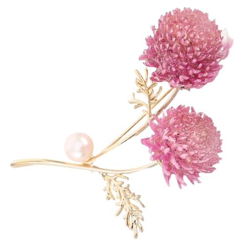 LIGIGWASH Unsterbliche Blumenbrosche Schmuck Seidige Schalbrosche Anstecknadel Für Bankette Hochzeitsblumenbrosche Hochzeitsbankett Accessoires Blumentuchnadel Retro Blumennadel von LIGIGWASH