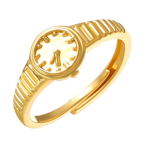 LIGIGWASH Verstellbarer Damenring Eleganter Individueller Fingerring im Modischen Design für Verschiedene Anlässe als für Familie und Freunde von LIGIGWASH