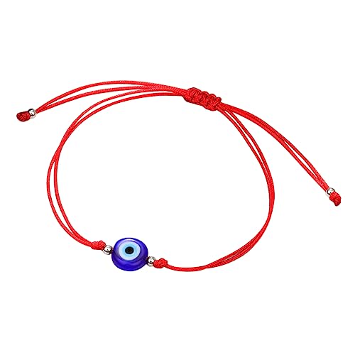 LIGIGWASH Verstellbares Evil Eye Armband Doppelstrang Schutzarmband für Damen und Herren Handgefertigtes Glücksarmband mit Goldfarbenen Perlen Stilvolles Modeaccessoire und Geschenkidee von LIGIGWASH