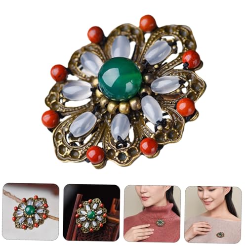 LIGIGWASH Vintage Blumenbrosche Kreative Anstecknadel für Damen Modische Kleidung Dekoration Langlebige und Tragbare Blütenform Geeignet für Jacken Kleider Schals und Taschen Stilvolles von LIGIGWASH