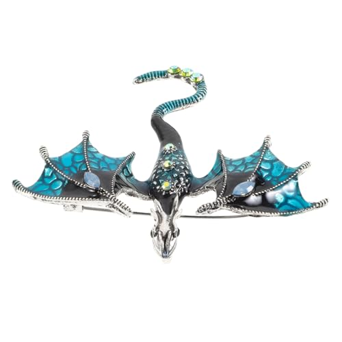 LIGIGWASH Vintage Drachenbrosche Pin Zierliche Anstecknadel im Tierkreis design Elegante Kleidung Dekoration für Damen Vielseitiger Schmuck für Party Hochzeit Geschenk von LIGIGWASH