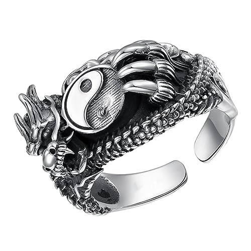 LIGIGWASH Metall Drachen Für Vintage Fingerring Aus Metall Herrenring Mit Hoher Qualität Ringschmuck Für Besondere Anlässe von LIGIGWASH
