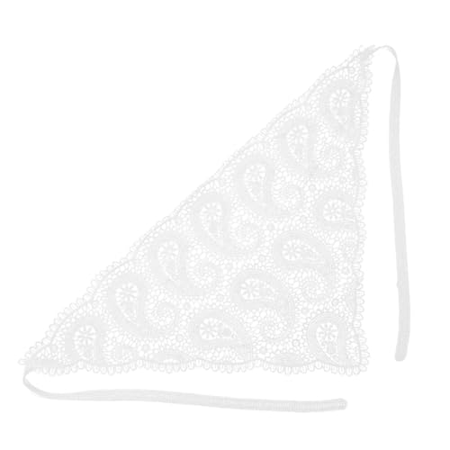 LIGIGWASH Vintage Gehäkeltes Dreieckstuch Damen Spitzen Haarband Boho Kopftuch Vielseitig als Haar und Halstuch Rustikal Inspiriert Langlebig Verarbeitet Modisches Accessoire für Frühling von LIGIGWASH