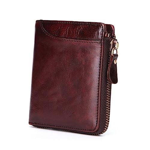 LIGIGWASH Vintage Herren Geldbörse Multifunktionale Retro Brieftasche mit Reißverschluss Kurzformat Münzfach für Alltag Reisen Robuste Stilvolle Geldbörse für Männer Hochwertige Freizeit LIGIGWASH Vintage Herren Geldbörse Multifunktionale Retro Brieftasche mit Reißverschluss Kurzformat Münzfach für Alltag Reisen Robuste Stilvolle Geldbörse für Männer Hochwertige Freizeit von LIGIGWASH