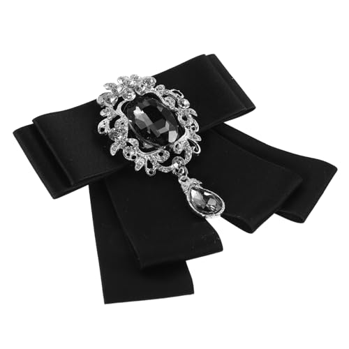 LIGIGWASH Vintage Herren Schleifenbrosche Vorgebundene Fliege Anstecknadel für Hochzeiten und Formelle Anlässe Langlebiges Accessoire für Bräutigame und Trauzeugen von LIGIGWASH