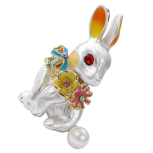 LIGIGWASH Kreative Kaninchen Brosche Dekorative Häschen Anstecknadel Elegantes Rabbit Badge Für Frauen Für Festivals Und Besondere Anlässe von LIGIGWASH