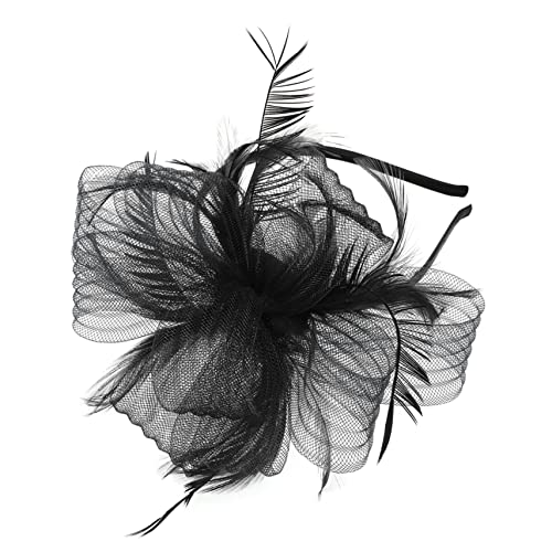 LIGIGWASH Vintage Stil Fascinator Haarstück Mit Netz Für Hochzeiten Teepartys Und Anlässe Kopfband Für Damen Und Mädchen Für Besondere Anlässe LIGIGWASH Vintage Stil Fascinator Haarstück Mit Netz Für Hochzeiten Teepartys Und Anlässe Kopfband Für Damen Und Mädchen Für Besondere Anlässe von LIGIGWASH