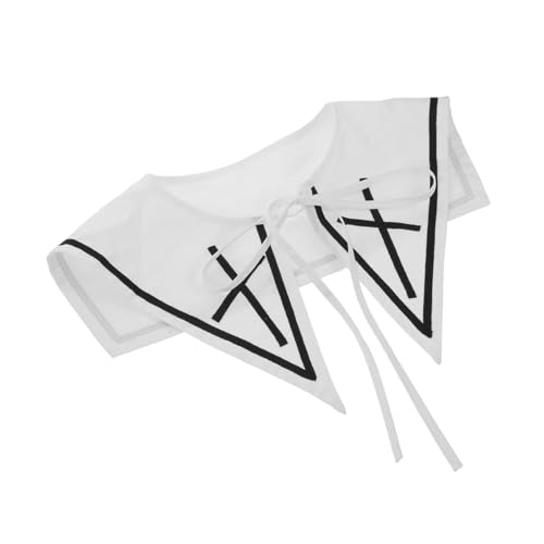 LIGIGWASH Vintage Weißer Damen Fake Collar Stylischer Abnehmbarer Blusenkragen Retro Design Vielseitig Kombinierbar für Kleider Pullover Büro und Freizeit Einfach zu Reinigen von LIGIGWASH