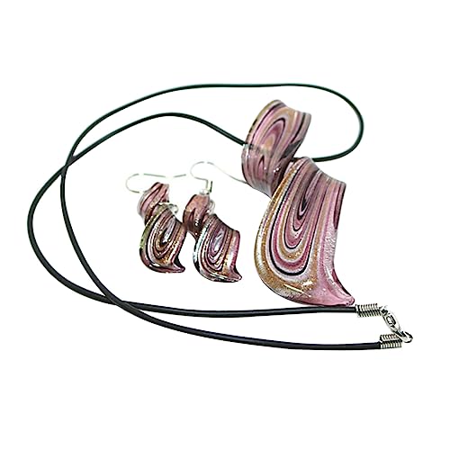 LIGIGWASH Violette Spiral Ohrstecker Halskette Set Elegantes Schmuckset für Frauen für Besondere Anlässe Partys Hochzeiten Funkelnde Accessoires LIGIGWASH Violette Spiral Ohrstecker Halskette Set Elegantes Schmuckset für Frauen für Besondere Anlässe Partys Hochzeiten Funkelnde Accessoires von LIGIGWASH