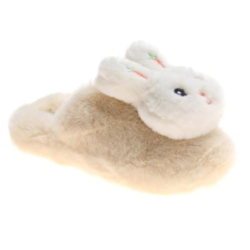 LIGIGWASH Warme Damen Hausschuhe Baumwolle Herbst Winter Cartoon Design Weiche Rutschfeste Slipper mit Gepolsterter Sohle für Zuhause und Alltag von LIGIGWASH