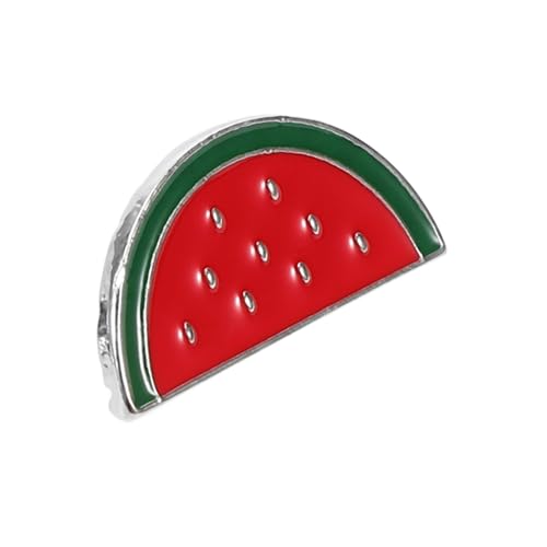 LIGIGWASH Wassermelonen Brosche Anstecknadel Niedlicher Frucht Lapel Pin für Damen und Herren Süßer Wasser Melonen Broschen Clip für Pullover Kleider Schals Vielseitige Kleidung Accessoire von LIGIGWASH