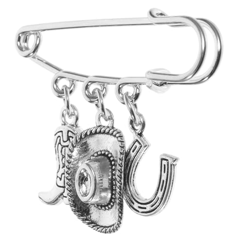LIGIGWASH Western Themed Brosche für Frauen Cowboyhut Stiefel Clip Modischer Strickjacken Clip Kleidungsbrosche Einzigartiges LIGIGWASH Western Themed Brosche für Frauen Cowboyhut Stiefel Clip Modischer Strickjacken Clip Kleidungsbrosche Einzigartiges von LIGIGWASH