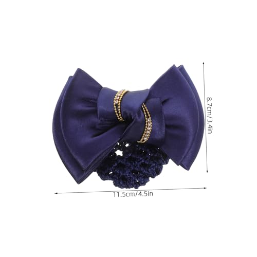 LIGIGWASH Wiederverwendbarer Haarnetz Haarschmuck mit Strassbesatz Eleganter Haarklammer für Damen Sicherer Halt für Berufsfrisuren Geeignet für Krankenschwestern und Hotelpersonal von LIGIGWASH