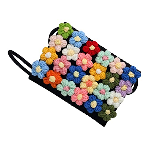 LIGIGWASH Woven Schultertasche für Damen Handgewebte Strandtasche mit Blumenverzierung Vielseitige Umhängetasche für Urlaub und Freizeit Elegant und Praktisch LIGIGWASH Woven Schultertasche für Damen Handgewebte Strandtasche mit Blumenverzierung Vielseitige Umhängetasche für Urlaub und Freizeit Elegant und Praktisch von LIGIGWASH