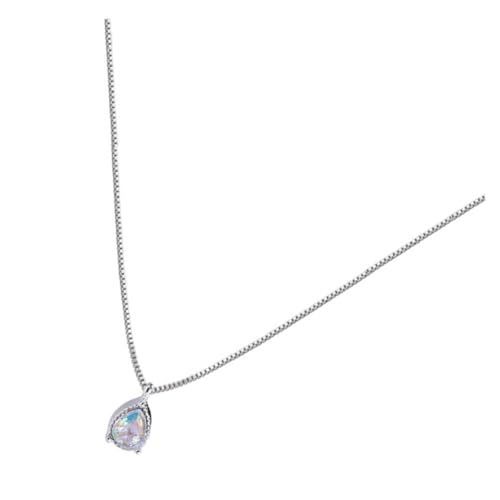 LIGIGWASH Zircon Tropfen Halskette Damen Kette Temperament Schmuck Hochzeit Party Alltag für Teen Mädchen von LIGIGWASH