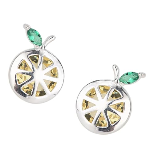 LIGIGWASH Zitronen Ohrstecker Damen Einzigartige Schmuckstücke Flexibel Tragbar Stilvoll und Langlebig von LIGIGWASH