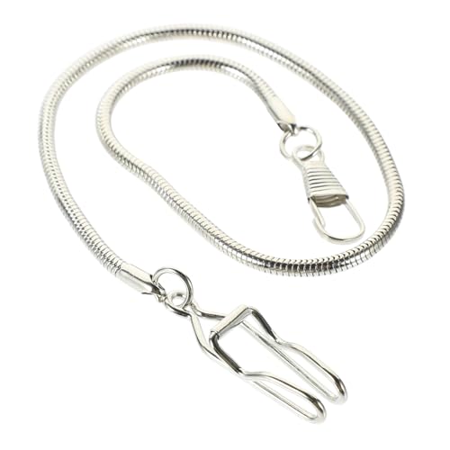 LIGIGWASH Clip Taschenuhrkette Aus Legiertem Metall Retro Uhrenkette Für Damen Und Herren Taschenketten Dekoration Multifunktionale Kette Für Taschenuhren Und Jeans Robuste Und Langlebige von LIGIGWASH