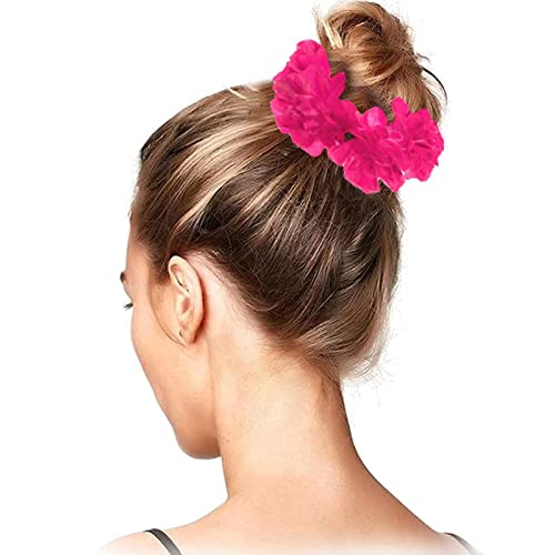 Blumen Pferdeschwanz Halter Blumen Haargummis Für Frauen Rosen Haargummis Blumen Gummiband Blumen Haargummi Haarseil Blumen Haargummi von LIGSLN