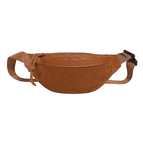 Cord-Umhängetasche für Damen, Hüfttasche, Umhängetasche, modische Handytasche, Brusttasche, BN, 33*14*8cm von LIGSLN