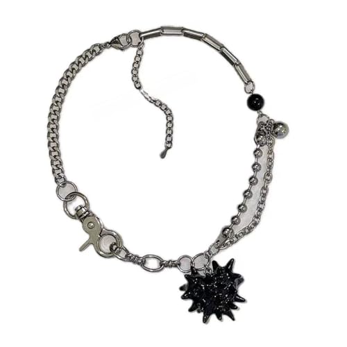 Einzigartiger herzförmiger Anhänger mit glitzerndem Stein, modisches Schmuck-Accessoire für die moderne Frau und Damen, für den täglichen Gebrauch, künstlerische symbolische Halskette Einzigartiger herzförmiger Anhänger mit glitzerndem Stein, modisches Schmuck-Accessoire für die moderne Frau und Damen, für den täglichen Gebrauch, künstlerische symbolische Halskette von LIGSLN